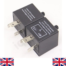 Adjustable LED Indicator Relay 3 Pin 12v Fast Fix Flasher Motorbike Motorcycle