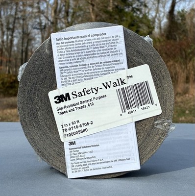 Anti Slip Tape  3M Safety Walk  2'' In x 60' Ft Black   Tapes & Treads 610