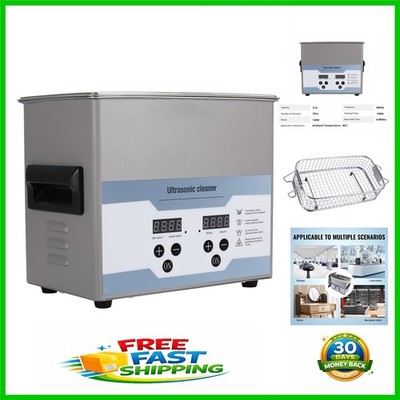 Ultrasonic Cleaner 3.2L Stainless Steel Industry Heated Heater w/Timer