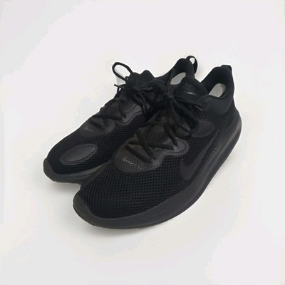 Nike Men s Size 11 Black Mesh Lace Up Athletic Sneakers AQ0268-002