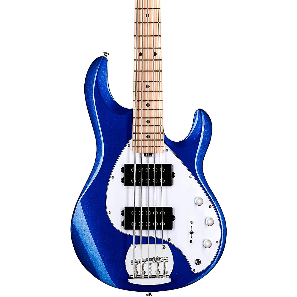 Sterling by Music Man StingRay Ray5HH Maple Fingerboard 5-String Bass Cobra Blue 83090₽