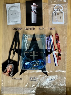 EXCLUSIVE - Beyonce Cowboy Carter VIP Merch Bag (no bolo tie 