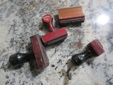 SET OF 4 INK PAD STAMPS