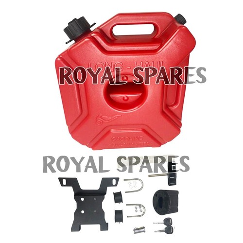 Royal Enfield Himalayan 411 "RED JERRY CAN WITH MOUNT, LH" - Picture 4 of 13