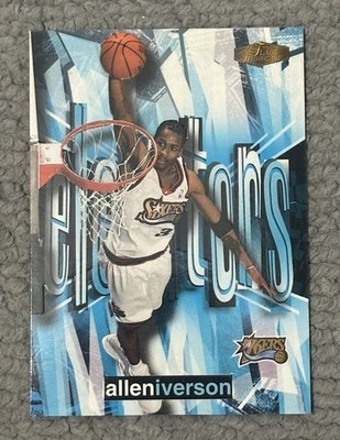 2000 Fleer - Flair Showcase Allen Iverson Elevators #3E - Rare - No Prism / Foil