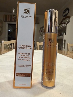 Kaplan MD Diamond Contour Advanced 1 Min. Daily Facial for Brightening, 3 fl oz