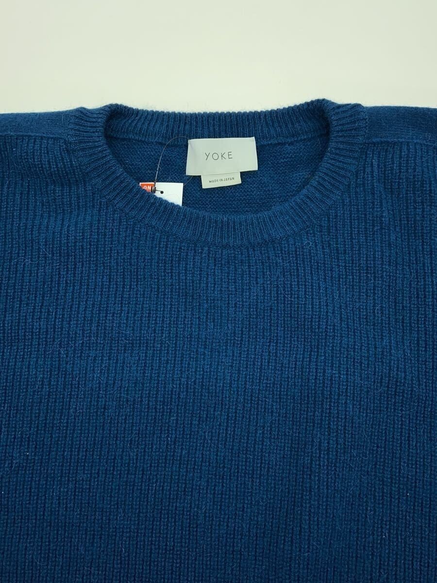 【美品】YOKE 7G ALPACA WOOL CARDIGAN YOKE 7G ALPACA CARDIGAN RIB STITCH KNIT