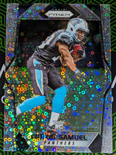 Curtis Samuel (RC) 2017 Panini Prizm Rookie Card #221 Disco Prizm Panthers Bills. rookie card picture