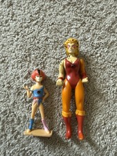 Thundercats Vintage 1985 LJN Cheetara and WilyKit Figures