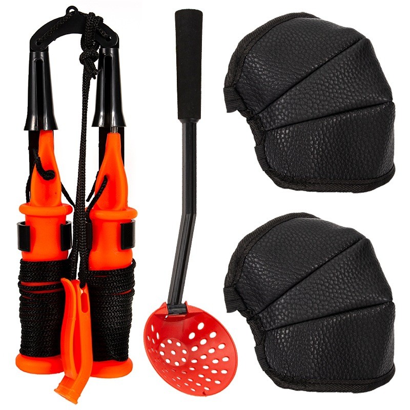 Ice Safety Kit For Ice Fishing Ice Skating Retractable Ice Picks Fishing Tackle