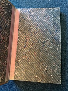 1868 Missouri Ledger Turned Folk Art Scrapbook Political Ephemera Rock Port RARE