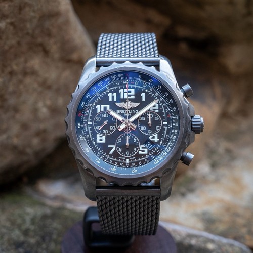 Breitling Chronospace Blacksteel Limited Edition Complete Set Papers ...