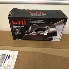 CHI Electronic Clothing Iron with Retractable Cord Electronic Temperture Control
