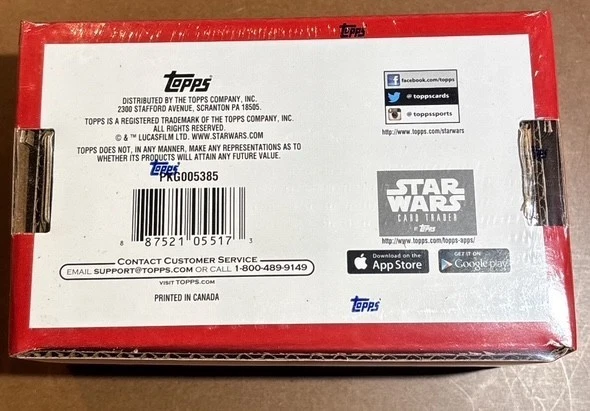 2016 Topps STAR WARS THE FORCE AWAKENS Complete Trading Card Set FACTORY SEALED - Image 3 of 4
