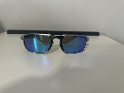 【激レア】OAKLEY X L COLLECTION BADMAN Oakley Badman Metal Silver Frame Polarized Blue/Green iridium