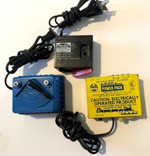 Lot of 3 HO Transformers Thunder Line / Model Power / Lionel (AC only) Tested