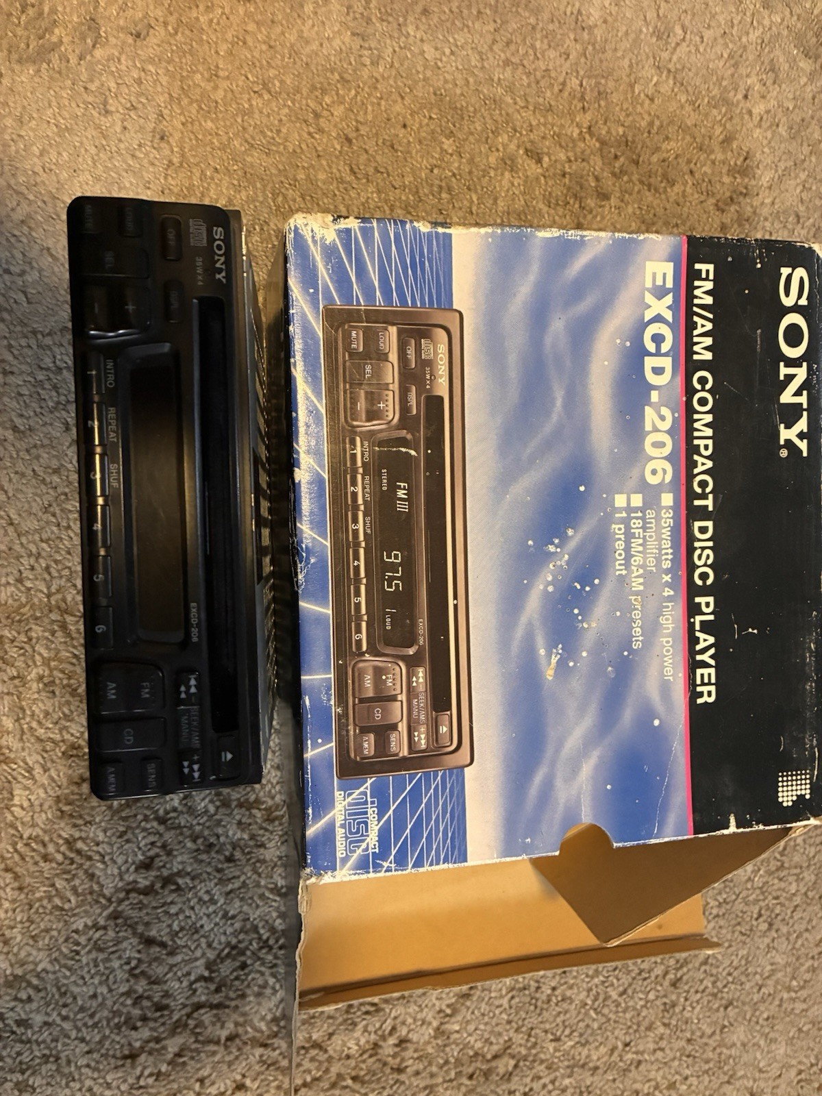 1 Din Fm/am Radio Untested No Harness
