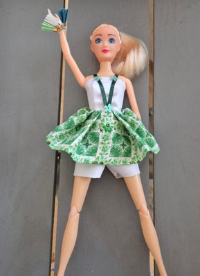 Handmade OOAK 11.5 Fashion Royalty sized Cheer 3 piece outfit