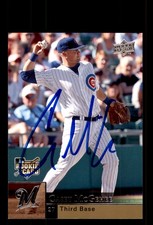 Signed Baseball Card Auto Casey McGehee 2009 Upper Deck #420 Milwaukee Brewers