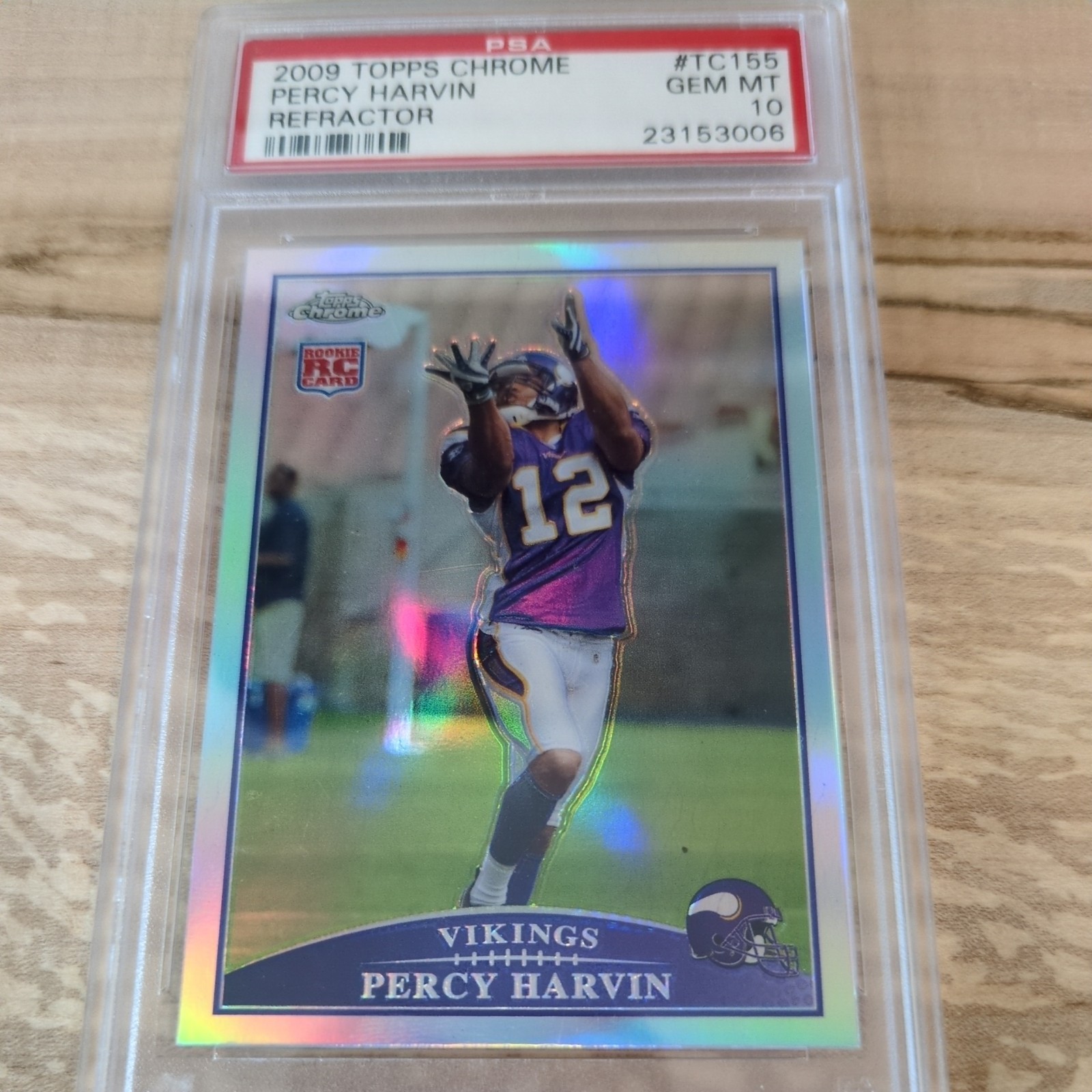 Percy Harvin Topps Chrome #TC155 Refractor