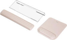 Computer Keyboard Stand Wrist Rest Support for Keyboard Mouse Pad Set, Ergonomi