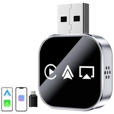 Wireless Carplay Adapter 3 in 1 Airplay Andro...