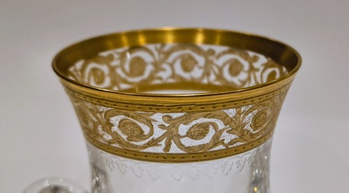 St Louis - Thistle - Tea Cup With a Handle - 24-carat Gold Engraving - Picture 8 of 9