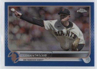 2022 Topps Chrome Update Blue Refractor 110/199 Logan Webb #USC62 06y2