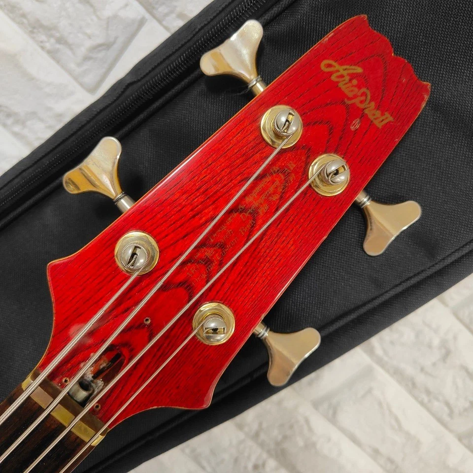Aria Pro II SB-RSZ EMG Red Electric Bass Guitar From JAPAN - Image 3 of 4