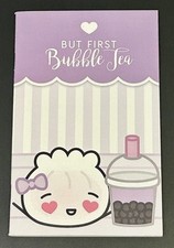 New Wonton In A Million  Bubble Tea  Mini Blank Notebook Journal WIAM