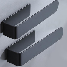 Black Towel Bar 2 Pack Hand Towel Holder Stainless Steel Towel Rail