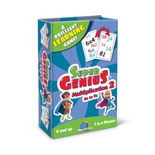 New - Blue Orange Games Super Genius - Multiplication 2 - Ages 8  1-6 players