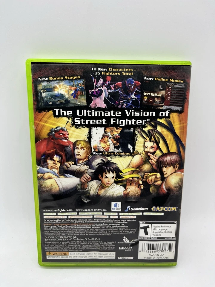 Super Street Fighter IV Xbox 360 Complete in Box Xbox 360 Fighting Game - Image 2 of 3