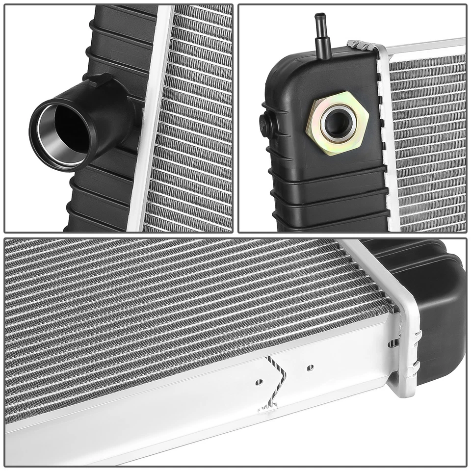 Radiador de 2 filas de aluminio para International 3200 4200 4300/Ford F650 750 2002-2007 Foto 4 de 4