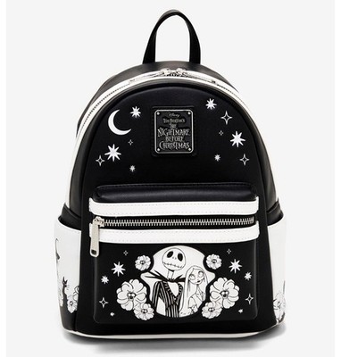 Loungefly Disney Nightmare Before Christmas Jack Sally Glow-in-the-Dark Backpack