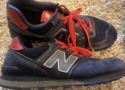 New Balance 574 Men s Sneaker Size 11 U574BHM Blue Red Inspire The Dream Run