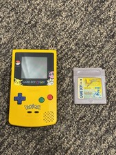 Gameboy Color Pokemon Special Pikachu Edition Nintendo System No Sound Extras