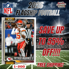 2026 Topps Flagship Football #1-200 Pick Your Card Complete Your Set FREE SHIPIN