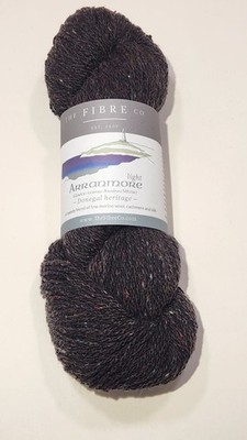 The Fibre Co Arranmore Light Yarn Ciaran Brown New Skein Wool Cashmere Silk 