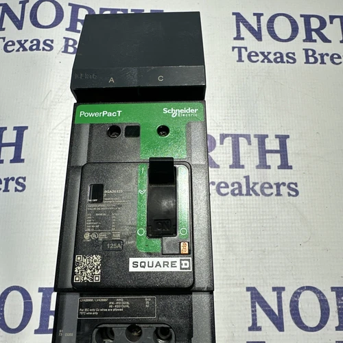 SquareD PowerPacT Circuit Breaker BGA26125 