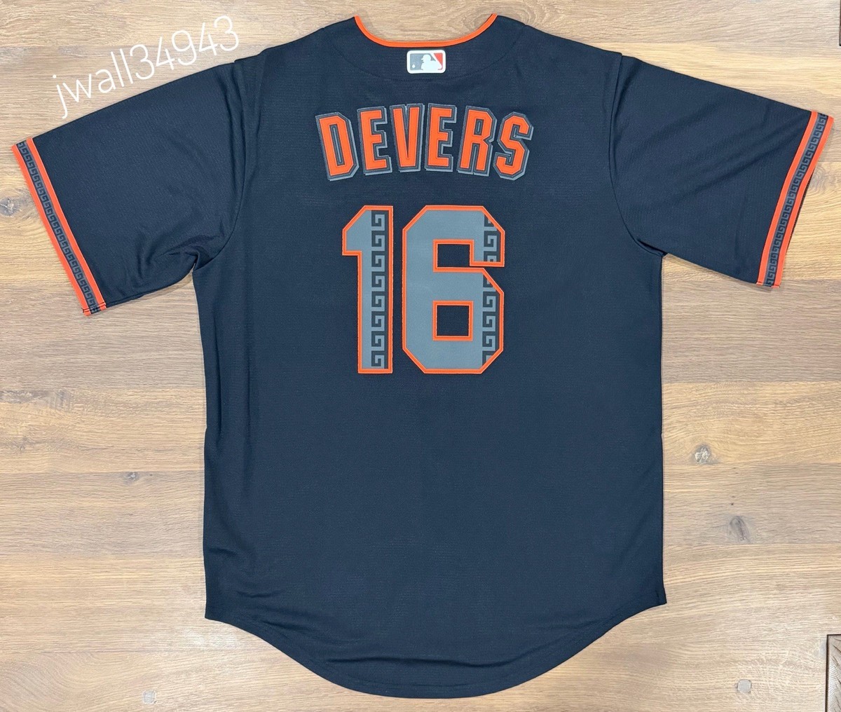 Nike Rafael Devers San Francisco Giants Gigantes Black Alternate