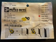 Mitee Bite Clamping System 10206 MB-6 Fixture Clamp  3/8"-16 10 Pack New