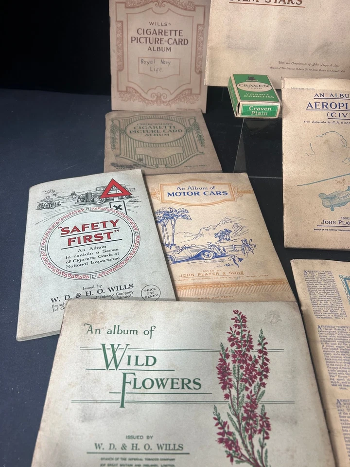 Collection of Vintage Cigarette Card Albums Wills, Player's & More - #1001 - Image 2 of 4