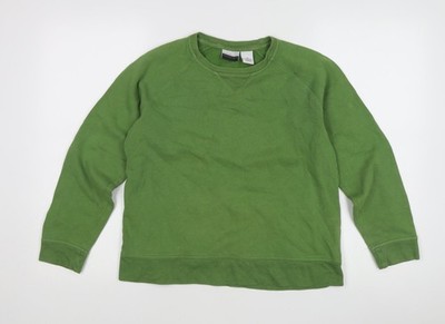 Kim Rogers Damen Pullover Sweatshirt grün Rundhals S