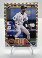 Brendon Davis 2023 Topps #494 Rookie (RC) Gold Star Parallel Detroit Tigers