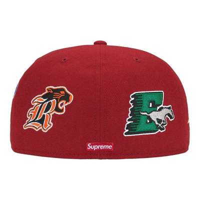 Supreme Mascots S Logo New Era 59Fifty Fitted Cap (Red) | eBay