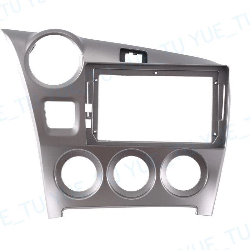 9'' Car Radio Stereo Dash Frame Fascia Bezel for Toyota Matrix w/Power Harness - Image 3 of 4