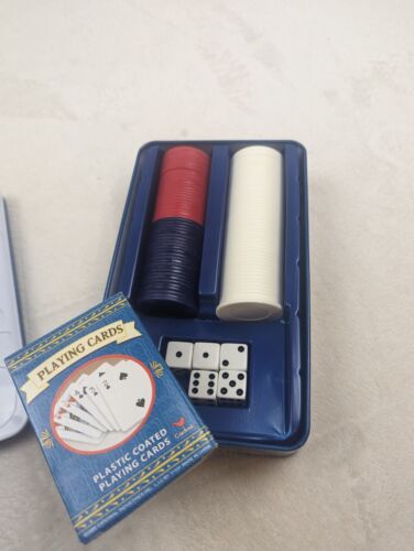 Collectors Playing Cards Porker Chips And Dice. Casino Jackpot Vagas Strip - Picture 9 of 12