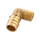 EFIELD 2 To100 Packs Pex A 3/4"x3/4" Male Elbow Expansion Brass Fittings No Lead