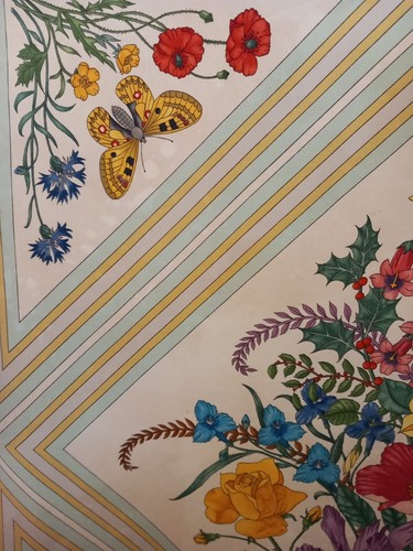 foulard Gucci V. Accornero, 100% seta vintage anni 60 - Foto 5 di 6